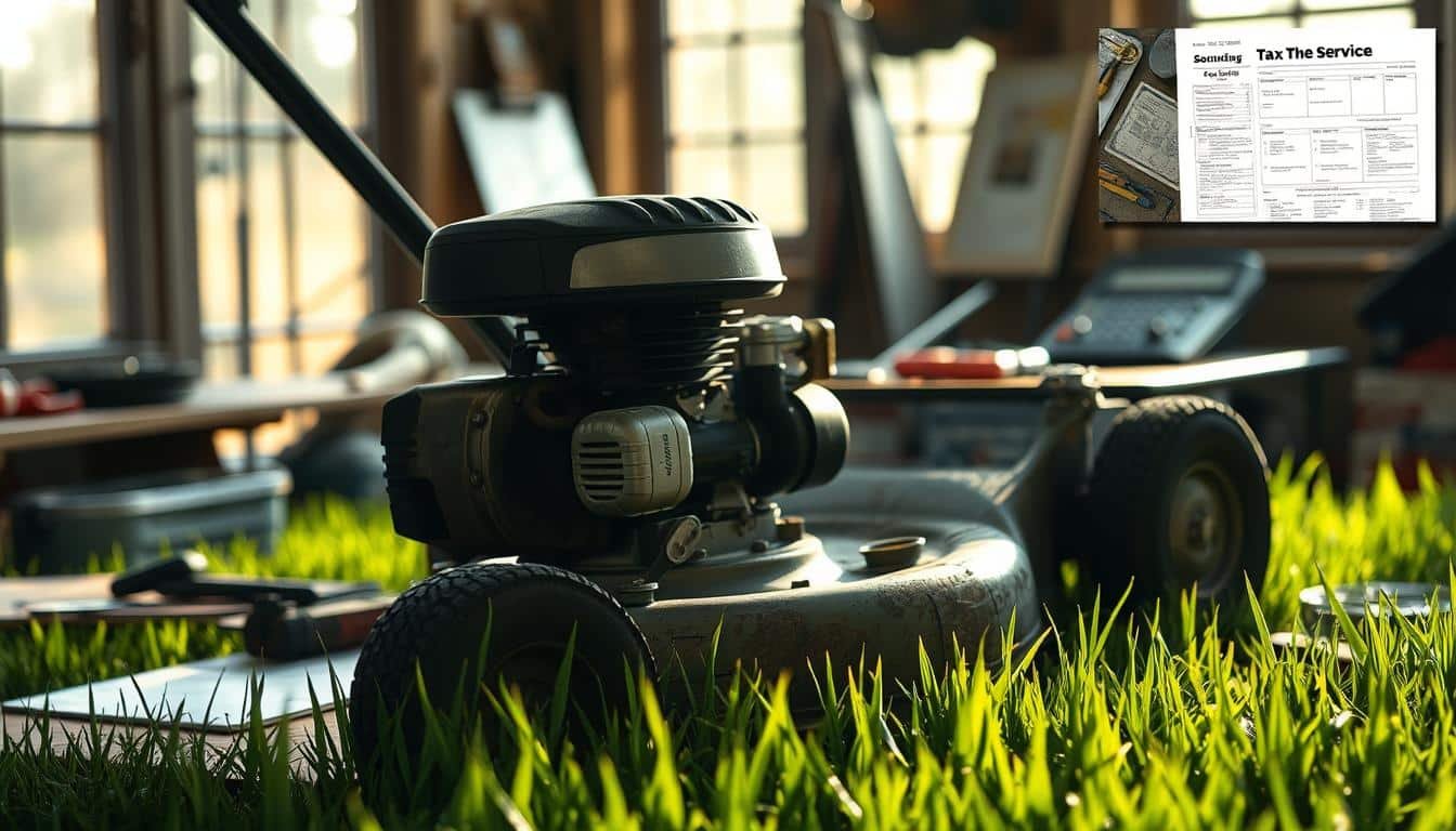 Is Mower Engine Repair a Taxable Service?